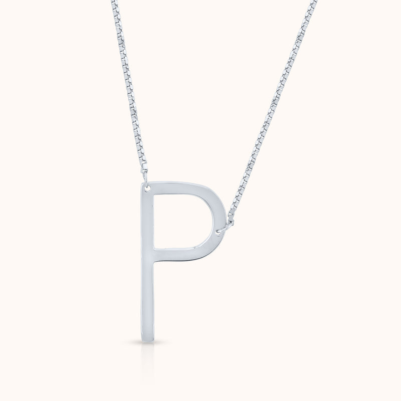 Minimal P Letter Pandent