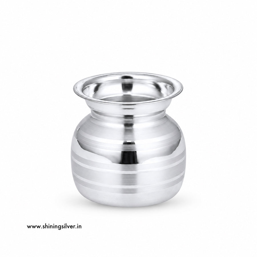 SHINING’s 999 Pure Silver Pooja Lota | 80 ML