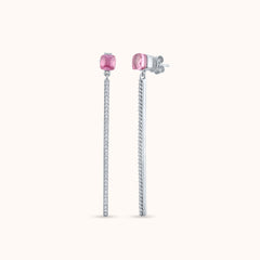 Ethereal Blush Drop Earrings