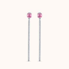 Ethereal Blush Drop Earrings
