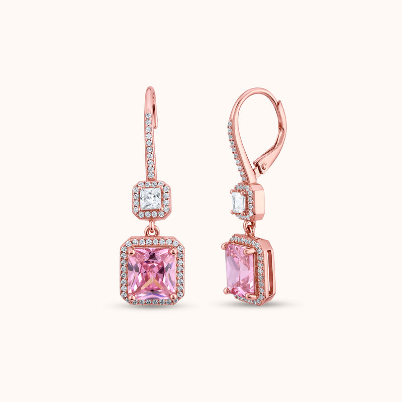 Princess Blush Sparkle Earrings