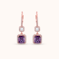 Imperial Violet Luxe Earrings