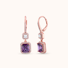 Imperial Violet Luxe Earrings