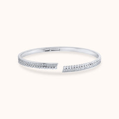 Shimmering Grace Sterling Cuff