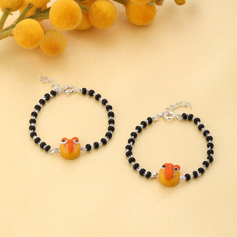 Charm Nazaria Silver Baby Bracelet - 925 Pure Silver - Shining Silver.in