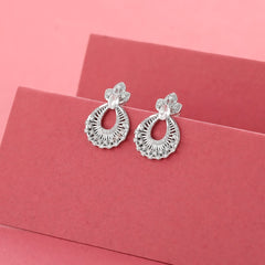 Exquisite 925 sterling silver earrings - Shining Silver.in