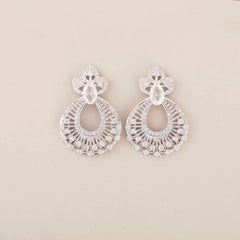 Exquisite 925 sterling silver earrings - Shining Silver.in