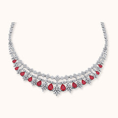 Queen’s Crimson Elegance Necklace