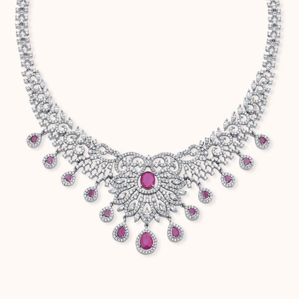 Imperial Scarlet Grace Necklace