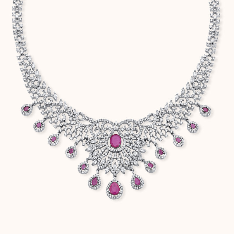 Imperial Scarlet Grace Necklace