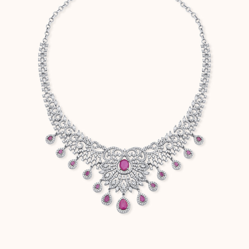 Imperial Scarlet Grace Necklace