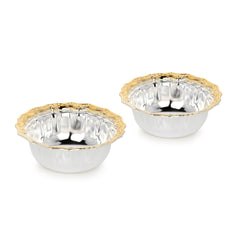 2 Bowls Set Dual Tone