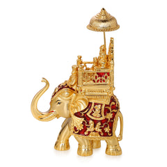 Elephant Barat Gold And Red Dual Tone