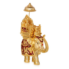 Elephant Barat Gold And Red Dual Tone