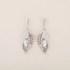 Sterling Silver Earrings Dancing in the Breeze - Shining Silver.in