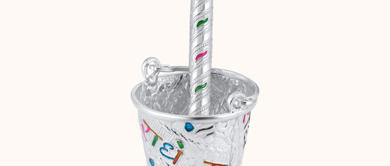Pure Silver Pichkari & Balti Set – A Traditional Gift for Holi & Religious Ceremonies
