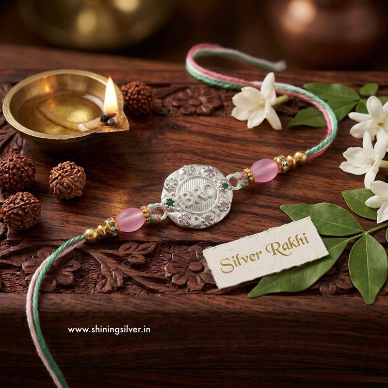 SHINING’s BRO Silver Rakhi