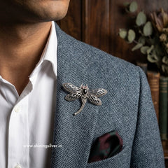 SHINING’s Designer Dragonfly Broach For Men | 925 Sterling Silver