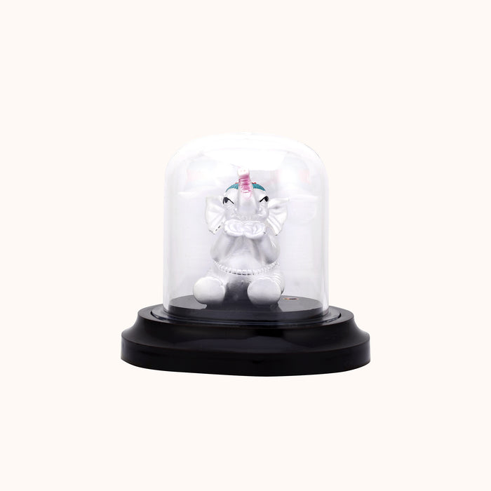 Silver Elephant Idol