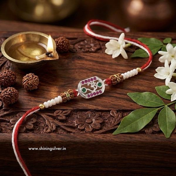 SHINING’s Silver Rakhi Om