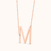 Minimal M Letter Pandent