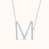 Minimal M Letter Pandent