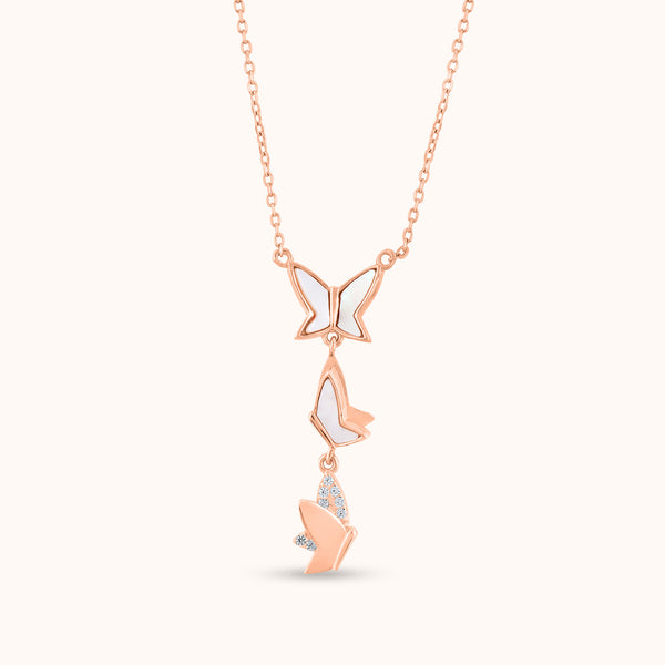 Butterfly Charms Necklace