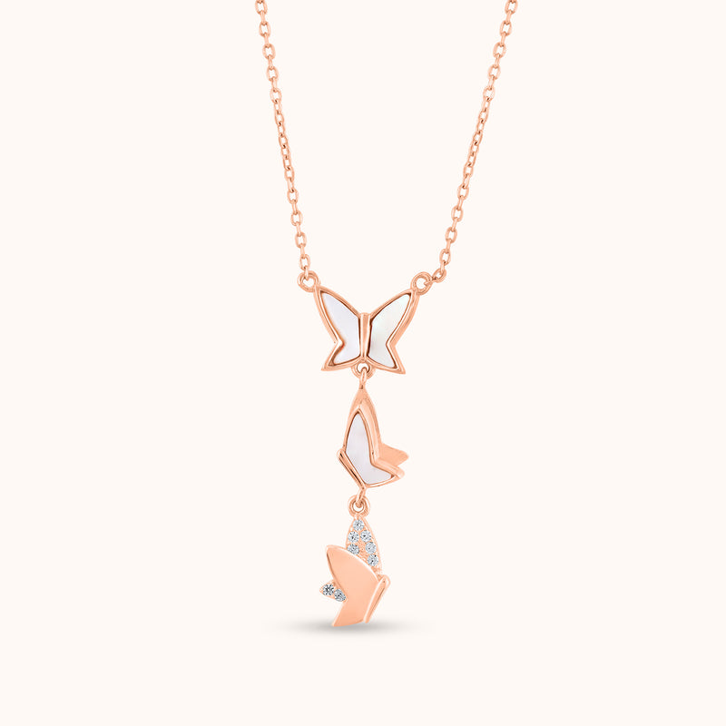 Butterfly Charms Necklace