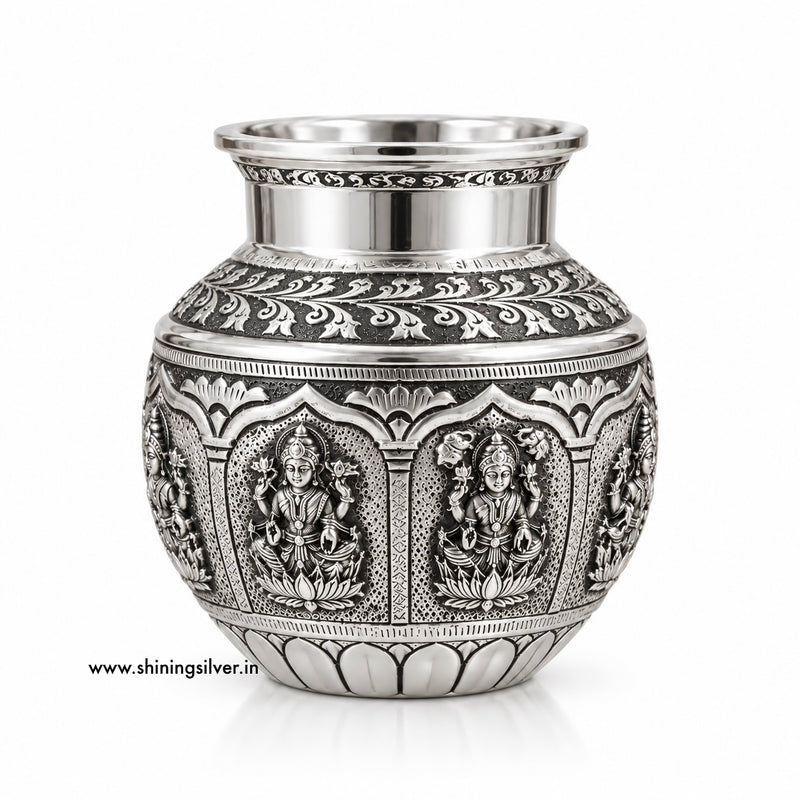 SHINING’s Ashta Laxmi Kalash- 925 Pure Silver