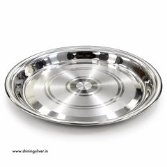 SHINING’s 925 Pure Silver Pooja Plate | Shining Silver