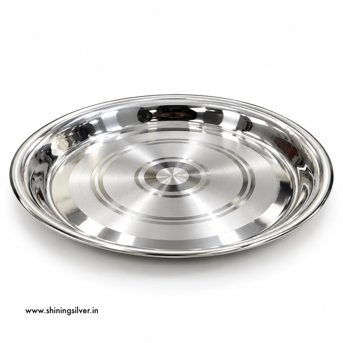 SHINING’s 925 Pure Silver Pooja Plate | Shining Silver
