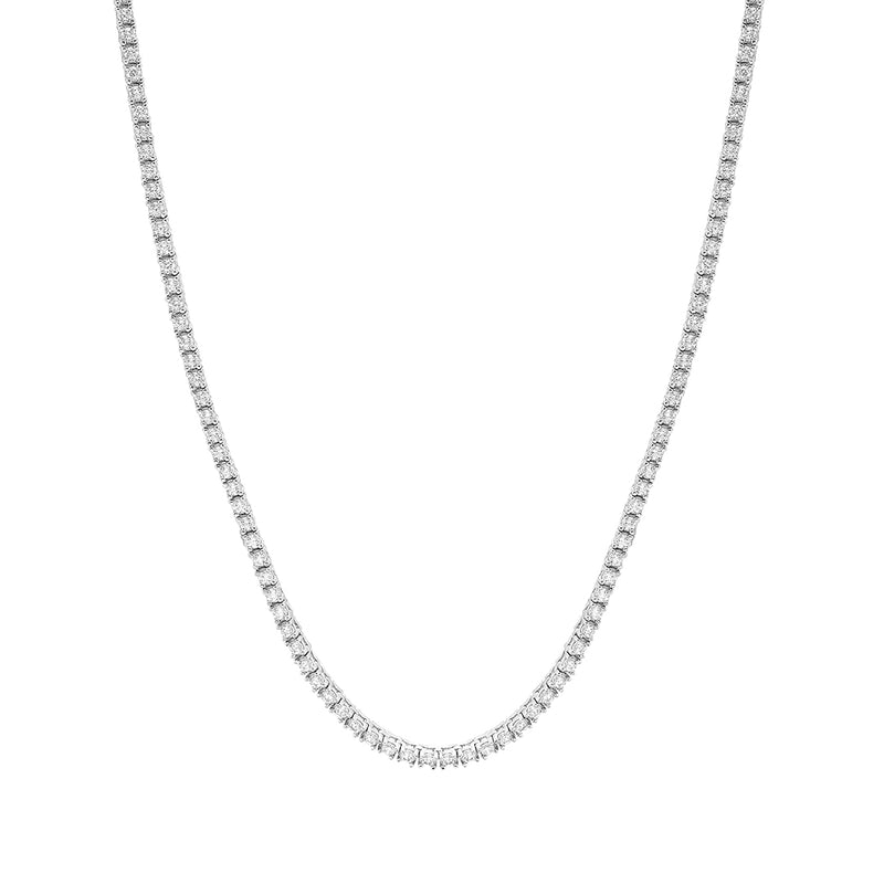 Diamond Solitare Necklace | 925 Sterling Silver