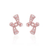Exclusive Designer Earrings - 925 Rosegold Plated Silver
