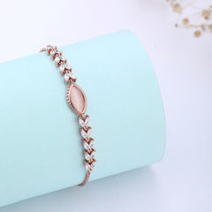 Rosegold Bracelet- 925 Rosegold Played silver