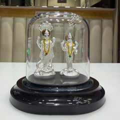 SHINING’s Vishnu-Lakshmi Silver Idol | 999 Pure Silver