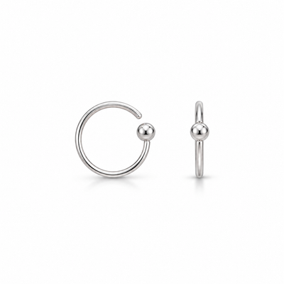 SHINING’s 925 Silver Nose Bali for Women | Large