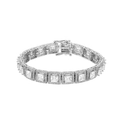 Princess Diamond Style Bracelet