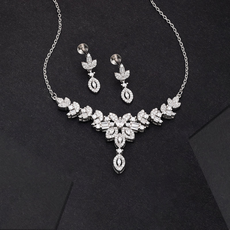 Petels Necklace- 925 Sterling Silver