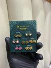SHINING’s 7 Earrings set | Gold Plated | 925 Sterling Silver