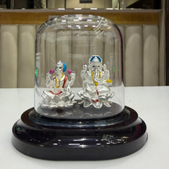SHINING’s Ganesh-Lakshmi Silver Idol | 999 Pure Silver