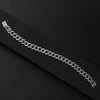 925 Silver Engraved Curb Indonesian Bracelet For Men - Shining Silver.in