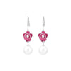 SHINING’s Blossom Pearl Hoop Earrings | 925 Sterling Silver