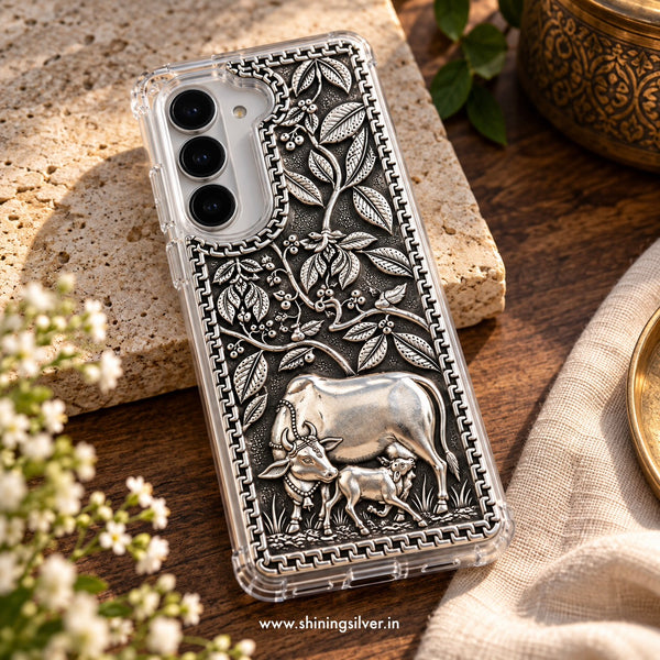 SHINING’s 925 Silver Gau Mata Mobile Cover