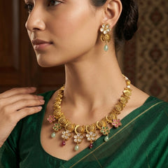 SHINING’s Antique Gold Necklace | 925 Pure Silver Base | The Gilded Chapter