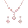 Rose Necklace- 925 Rosegold Plated Silver