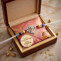 SHINING’s Pure Silver Thread Rakhi