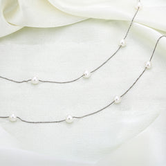 Pearl Anklet- 925 Sterling Silver