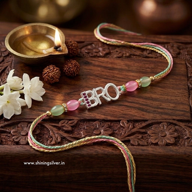 SHINING’s BRO Silver Rakhi