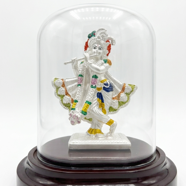 Krishna Silver Idol | 999 Pure Silver