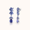SHINING’s Blue Sapphire 925 Sterling Silver Earrings